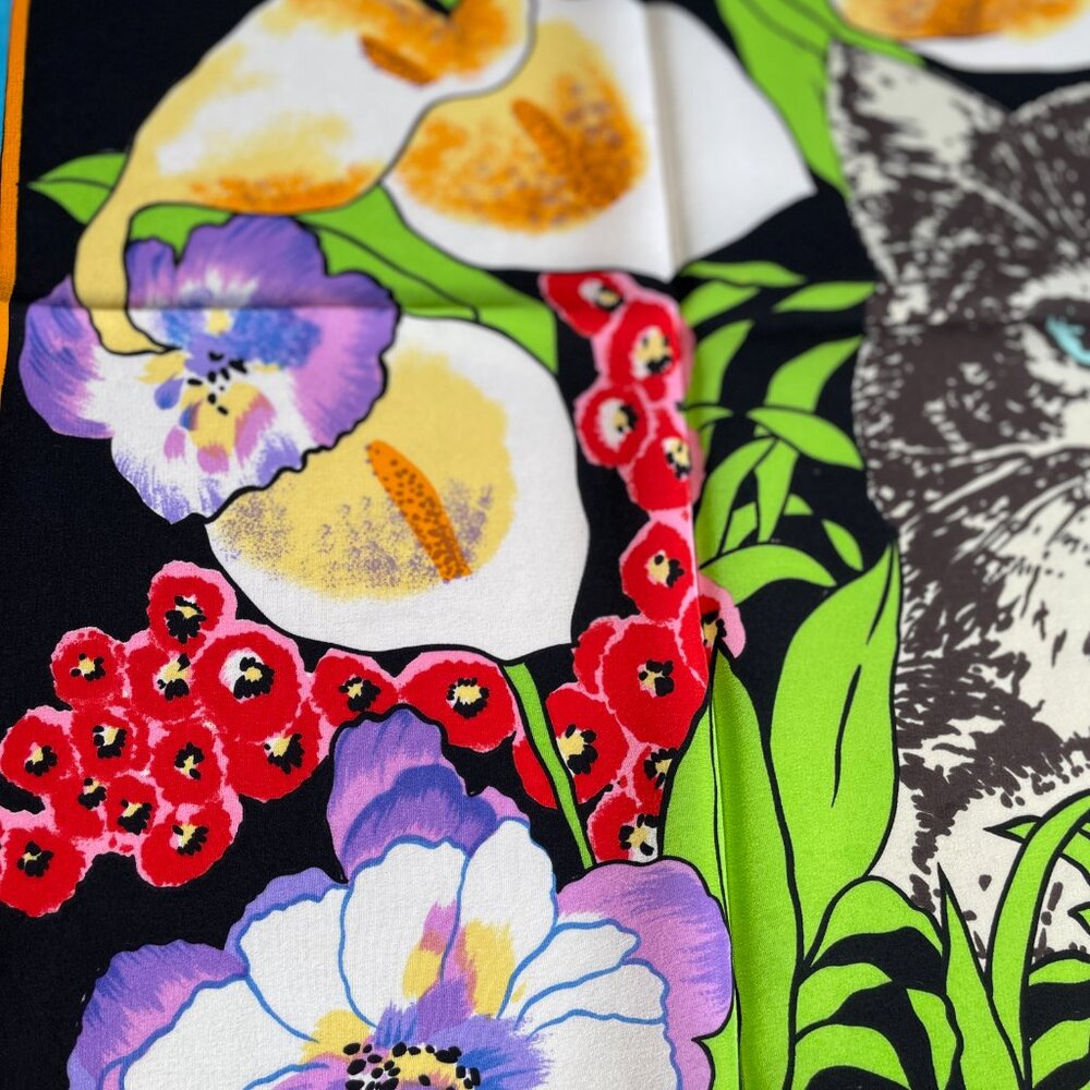 Vintage Christian Dior Silk Scarf - Picture 8 of 15